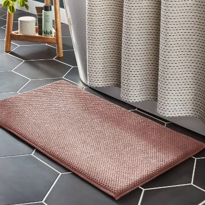 20"x34" Performance Plus Cotton Memory Foam Bath Rug - Threshold™ 3 20"x34" Performance Plus Cotton Memory Foam Bath Rug - Threshold™