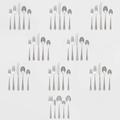 45pc Harrington Flatware Set Silver - Threshold™ 4 45pc Harrington Flatware Set Silver - Threshold™ - Image 3