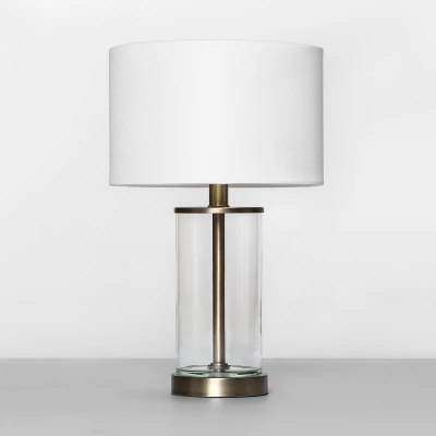 Fillable Accent With USB Table Lamp Brass - Threshold 8 Fillable Accent With USB Table Lamp Brass - Threshold - Image 6
