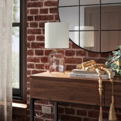 Glass Cylinder Mini Table Lamp With Open Base Clear - Threshold™ 7 Glass Cylinder Mini Table Lamp With Open Base Clear - Threshold™ -Selected Home Furnishings Store GUEST 04077750 f11b 4d3e 92d2 0b30995a75bf