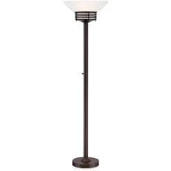Possini Euro Design Light Blaster Modern Torchiere Floor Lamp 72 1/2" Tall Warm Bronze LED White Frosted Glass Bowl Shade For Living Room Bedroom Home 14 Possini Euro Design Light Blaster Modern Torchiere Floor Lamp 72 1/2" Tall Warm Bronze LED White Frosted Glass Bowl Shade For Living Room Bedroom Home -Selected Home Furnishings Store GUEST 044fa56b bd09 4af5 a6cf 06424a08986e