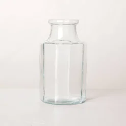 Octagonal Clear Glass Bottle Vase - Hearth & Hand™ With Magnolia 12 Octagonal Clear Glass Bottle Vase - Hearth & Hand™ With Magnolia -Selected Home Furnishings Store GUEST 062dfac6 21fe 469b ba13 04b139b463be