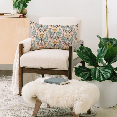 Heather Dutton La Floraison Blush Pink Oblong Throw Pillow - Society6 3 Heather Dutton La Floraison Blush Pink Oblong Throw Pillow - Society6