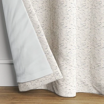 1pc Blackout Doral Window Curtain Panel Cream - Project 62™ 4 1pc Blackout Doral Window Curtain Panel Cream - Project 62™ - Image 2