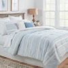 8pc Clipped Jacquard Stripe Comforter Bedding Set - Threshold™ 2 8pc Clipped Jacquard Stripe Comforter Bedding Set - Threshold™ -Selected Home Furnishings Store GUEST 080e8334 a4cc 4b27 870b a3155d138a81