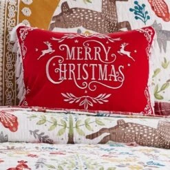 Folk Deer Merry Christmas Decorative Pillow White - Levtex Home 5 Folk Deer Merry Christmas Decorative Pillow White - Levtex Home -Selected Home Furnishings Store GUEST 082315f6 d086 4f3c b92d 8893187e61f7