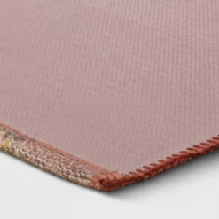 Southbury Washable Printed Diamond Persian Style Rug Rust - Threshold™ -Selected Home Furnishings Store GUEST 0937930e 7b4d 40df a390 3739f7c9d169