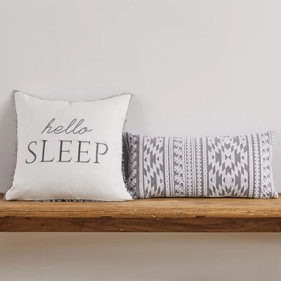 Santander Hello Sleep Decorative Pillow - Levtex Home 3 Santander Hello Sleep Decorative Pillow - Levtex Home