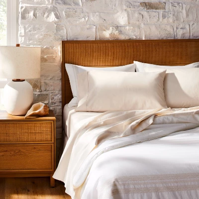 Mélange Dyed Sheet Set - Hearth & Hand™ With Magnolia 5 Mélange Dyed Sheet Set - Hearth & Hand™ With Magnolia - Image 3