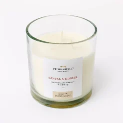 Clear Glass Santal & Ginger Candle White - Threshold™ Designed With Studio McGee 12 Clear Glass Santal & Ginger Candle White - Threshold™ Designed With Studio McGee -Selected Home Furnishings Store GUEST 133d9fdf 67f9 454f bb07 36d647d7b08b