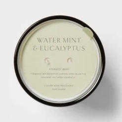 Colored Vase Glass With Dustcover Watermint And Eucalyptus Candle Green - Threshold™ 12 Colored Vase Glass With Dustcover Watermint And Eucalyptus Candle Green - Threshold™ -Selected Home Furnishings Store GUEST 138a925b cebc 4734 877a 32f650153977