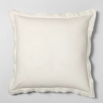 26"x26" Cotton & Linen Blend Euro Pillow - Hearth & Hand™ With Magnolia 6 26"x26" Cotton & Linen Blend Euro Pillow - Hearth & Hand™ With Magnolia - Image 4