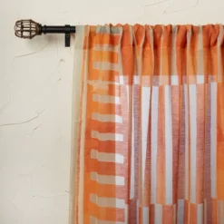 1pc Sheer Ophelia Printed Burnout Window Curtain Panel Orange - Opalhouse™ Designed With Jungalow™ 9 1pc Sheer Ophelia Printed Burnout Window Curtain Panel Orange - Opalhouse™ Designed With Jungalow™ -Selected Home Furnishings Store GUEST 154e0bfa b339 41f9 9f40 0461976c9081