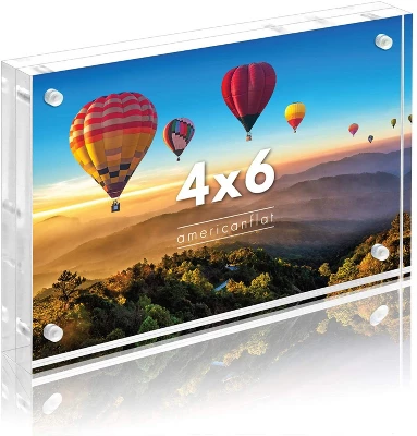 Americanflat Acrylic Picture Frame - Scratch Resistant With Magnetic Corners & Freestanding For Tabletop 5 Americanflat Acrylic Picture Frame - Scratch Resistant With Magnetic Corners & Freestanding For Tabletop - Image 3