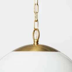 Milk Glass Ceiling Pendant Brass - Threshold™ Designed With Studio McGee 9 Milk Glass Ceiling Pendant Brass - Threshold™ Designed With Studio McGee -Selected Home Furnishings Store GUEST 183bf4cf 1e46 4f50 816a 5abef6058a88