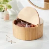 9" X 4" Circular Hinge Lid Bamboo Countertop Organizer - Brightroom™ 2 9" X 4" Circular Hinge Lid Bamboo Countertop Organizer - Brightroom™ -Selected Home Furnishings Store GUEST 18ca0151 1ab3 409c 9ace e16560cc93bb