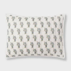 Voile Woodblock Printed Quilt Sham Ivory - Threshold™ 7 Voile Woodblock Printed Quilt Sham Ivory - Threshold™ -Selected Home Furnishings Store GUEST 18e7d34d e9d5 44c9 a257 784633d28fac