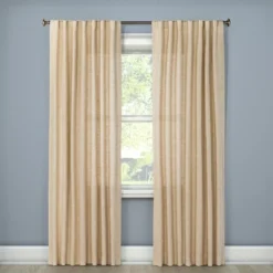 1pc Light Filtering Textured Weave Window Curtain Panel Cream - Threshold™ 5 1pc Light Filtering Textured Weave Window Curtain Panel Cream - Threshold™ -Selected Home Furnishings Store GUEST 1a0bce15 58e3 4f02 95b5 1ea903334a68