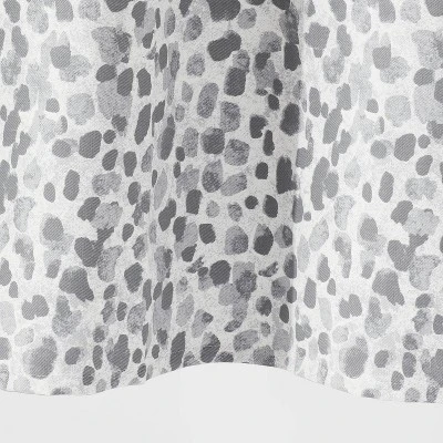 Leopard Glam Shower Curtain Ombre Gray - Threshold™ 5 Leopard Glam Shower Curtain Ombre Gray - Threshold™ - Image 3
