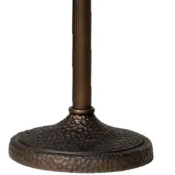 Franklin Iron Works Rustic Farmhouse Mission Torchiere Floor Lamp 71 1/2" Tall Roman Bronze 3-Light Frosted Champagne Amber Glass For Living Room -Selected Home Furnishings Store GUEST 1e7f5826 80ae 460f be74 7af5d1dc346e