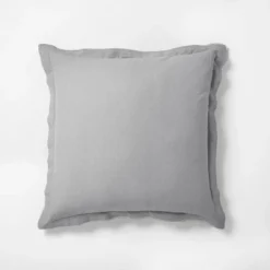 26"x26" Cotton & Linen Blend Euro Pillow - Hearth & Hand™ With Magnolia 13 26"x26" Cotton & Linen Blend Euro Pillow - Hearth & Hand™ With Magnolia -Selected Home Furnishings Store GUEST 1f4e7c9c 7aad 4e11 8e9d 563ce5516505