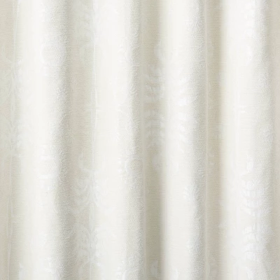 1pc Blackout Palm Frond Chenille Jacquard Window Curtain Panel - Opalhouse™ Designed With Jungalow™ 5 1pc Blackout Palm Frond Chenille Jacquard Window Curtain Panel - Opalhouse™ Designed With Jungalow™ - Image 3