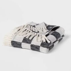 60"x80" Woven Cotton Checkered Bed Throw - Threshold™ 9 60"x80" Woven Cotton Checkered Bed Throw - Threshold™ -Selected Home Furnishings Store GUEST 21ece0cd d5f6 45ed 8de5 f3cde6fa73bb