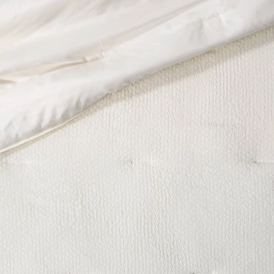 5pc Solid Textured Comforter Set - Threshold™ 5 5pc Solid Textured Comforter Set - Threshold™ - Image 3