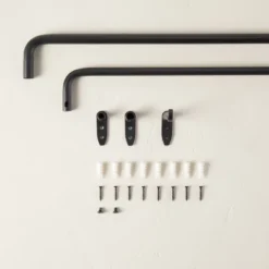 French Return Curtain Rod Matte Black - Hearth & Hand™ With Magnolia 9 French Return Curtain Rod Matte Black - Hearth & Hand™ With Magnolia -Selected Home Furnishings Store GUEST 222d72d9 a14d 44cc 9a47 af5b627255f7