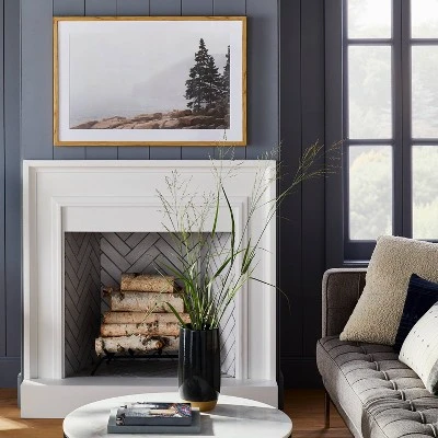 36" X 24" Foggy Seaside Framed Wall Art - Threshold™ Designed With Studio McGee 3 36" X 24" Foggy Seaside Framed Wall Art - Threshold™ Designed With Studio McGee