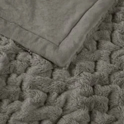 50"x60" Ruched Faux Fur Throw Blanket - Madison Park 23 50"x60" Ruched Faux Fur Throw Blanket - Madison Park -Selected Home Furnishings Store GUEST 224ece0b ac9f 446e 90a1 4344a79789d1