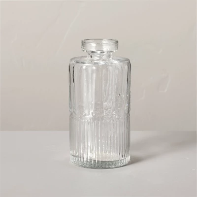 Ribbed Clear Glass Bud Vase - Hearth & Hand™ With Magnolia 9 Ribbed Clear Glass Bud Vase - Hearth & Hand™ With Magnolia - Image 7