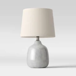 Assembled Ceramic Table Lamp Gray - Threshold™ 10 Assembled Ceramic Table Lamp Gray - Threshold™ -Selected Home Furnishings Store GUEST 233d030a ded6 4d18 b2e3 2d046d833289