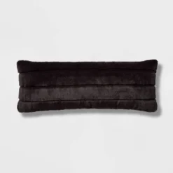 Oversized Oblong Faux Fur Channeled Decorative Throw Pillow - Threshold™ -Selected Home Furnishings Store GUEST 234ab344 e141 4454 a587 a020b4cdd397