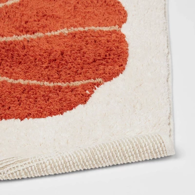 20"x30" Pumpkin Bath Rug Cream - Threshold™ 5 20"x30" Pumpkin Bath Rug Cream - Threshold™ - Image 3