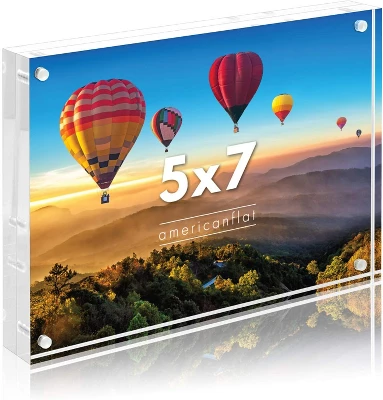 Americanflat Acrylic Picture Frame - Scratch Resistant With Magnetic Corners & Freestanding For Tabletop 6 Americanflat Acrylic Picture Frame - Scratch Resistant With Magnetic Corners & Freestanding For Tabletop - Image 4