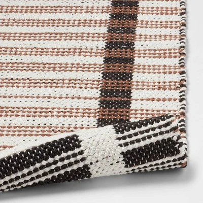 20"x32" Modern Reversible Colorblock Striped Bath Rug - Threshold™ 5 20"x32" Modern Reversible Colorblock Striped Bath Rug - Threshold™ - Image 3