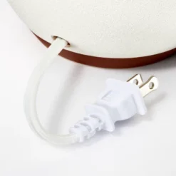 Ceramic Table Lamp With Gingham Print Pleated Shade White (Includes LED Light Bulb) - Threshold™ Designed With Studio McGee 9 Ceramic Table Lamp With Gingham Print Pleated Shade White (Includes LED Light Bulb) - Threshold™ Designed With Studio McGee -Selected Home Furnishings Store GUEST 27cadcf6 3a70 4c09 bf47 cd7e6352c324