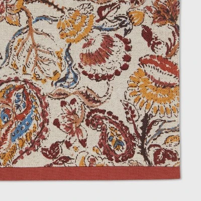 14"x72" Table Runner 'Paisley' - Threshold™ 4 14"x72" Table Runner 'Paisley' - Threshold™ - Image 2