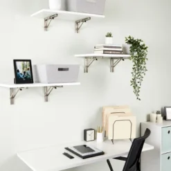 Built Industrial 2 Pack Folding L Wall Shelf Bracket, 10 Inch Collapsible Hardware With Locking Hinge For Garage Shelves, Holds 120lbs 12 Built Industrial 2 Pack Folding L Wall Shelf Bracket, 10 Inch Collapsible Hardware With Locking Hinge For Garage Shelves, Holds 120lbs -Selected Home Furnishings Store GUEST 287cb2e8 070c 48d4 bea1 4033a2fb6480