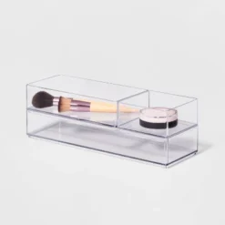 3 Bathroom Plastic Tray Beauty Organizer Set Clear - Brightroom™ -Selected Home Furnishings Store GUEST 28aee1c3 5eb3 439c 8ea4 2dbdc4bd6ddf