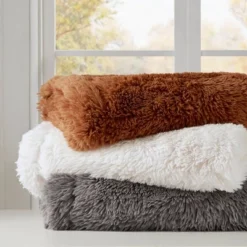 50"x60" Amaya Faux Fur Throw Blanket - Madison Park 14 50"x60" Amaya Faux Fur Throw Blanket - Madison Park -Selected Home Furnishings Store GUEST 28e1fe6c 265d 4edd 8cd4 317732360821