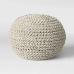 Cloverly Chunky Knit Pouf - Threshold 22 Cloverly Chunky Knit Pouf - Threshold -Selected Home Furnishings Store GUEST 298c80e6 7902 4452 b21d 0b330077374e