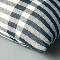 24"x24" Contrast Edge Stripe Oversized Throw Pillow Gray/Blue - Hearth & Hand™ With Magnolia 7 24"x24" Contrast Edge Stripe Oversized Throw Pillow Gray/Blue - Hearth & Hand™ With Magnolia -Selected Home Furnishings Store GUEST 2aac9352 1ec5 4711 bf48 9b96de391211