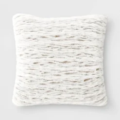 Tipped Snow Leopard Faux Fur Square Throw Pillow - Threshold™ -Selected Home Furnishings Store GUEST 2d6b054d 8586 4936 9957 35da08081dea