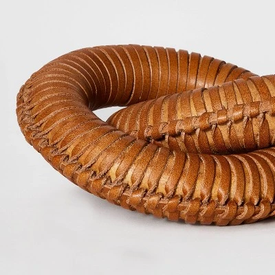 Round Leather Links - Threshold™ Designed With Studio McGee 4 Round Leather Links - Threshold™ Designed With Studio McGee - Image 2