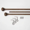 Wood Knob Curtain Rod - Threshold 1 Wood Knob Curtain Rod - Threshold -Selected Home Furnishings Store GUEST 2e209489 976f 4d33 b602 6d21c3ba4bf3