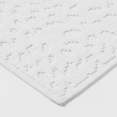 20"x32" Snow Leopard Bath Mat White - Threshold™ 4 20"x32" Snow Leopard Bath Mat White - Threshold™ - Image 2