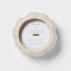12oz Brushed Abstract Pumpkin Ceramic With Woodwick And Dustcover Warm Cider + Cinnamon Candle - Threshold™ 9 12oz Brushed Abstract Pumpkin Ceramic With Woodwick And Dustcover Warm Cider + Cinnamon Candle - Threshold™ -Selected Home Furnishings Store GUEST 2e4624fa f58d 4e1d 9d27 a1bbf625c793