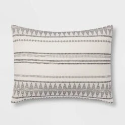 5pc Woven Diamond Stripe Comforter Set Cream/Black - Threshold™ 12 5pc Woven Diamond Stripe Comforter Set Cream/Black - Threshold™ -Selected Home Furnishings Store GUEST 2ef9c747 9c2b 489a bad2 332b2a2c1fd3